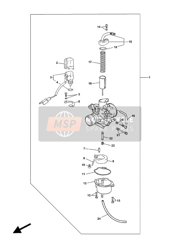 5SBE4G433600, Jet,  Main ?72, Yamaha, 0